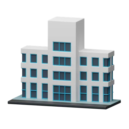 大学の建物  3D Icon