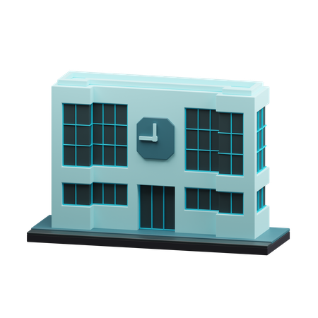 University building  3D Icon