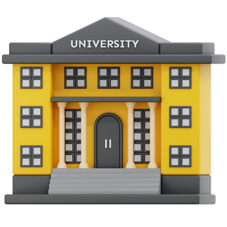 University Building  3D Icon