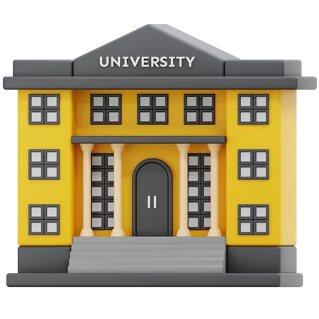 University Building  3D Icon