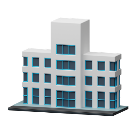 University building  3D Icon