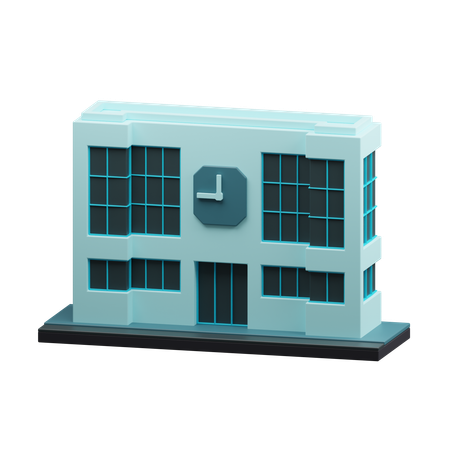 University building  3D Icon