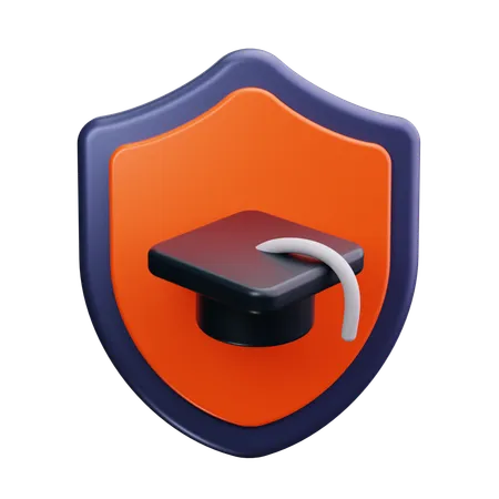 University Shield  3D Icon