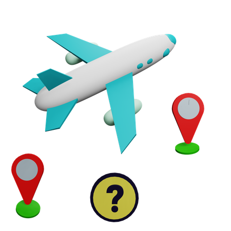 Unknown Location  3D Icon