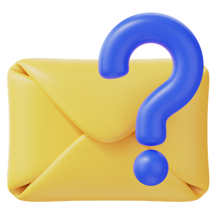 Unknown Mail  3D Icon