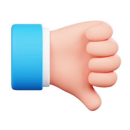 Unlike Hand Gesture  3D Icon