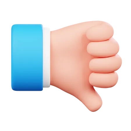 Unlike Hand Gesture  3D Icon