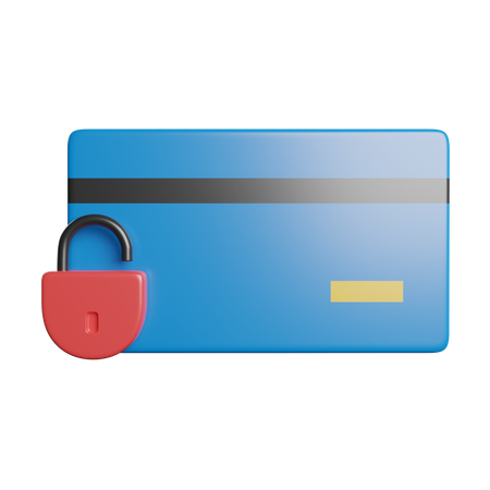 Unlock Security Access  3D Icon