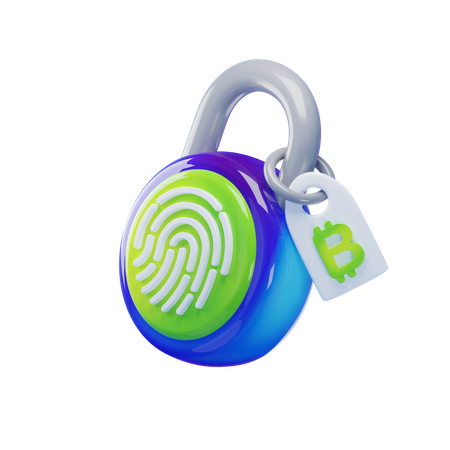 Unlocked Fingerprint  3D Icon