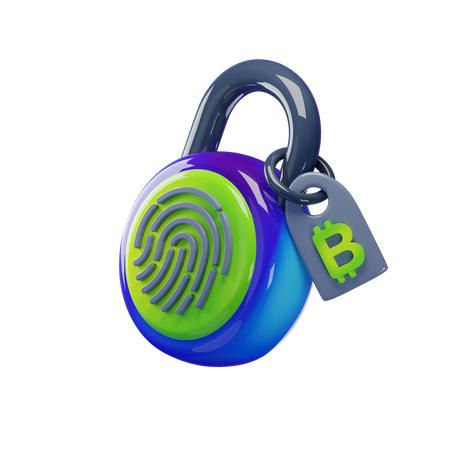 Unlocked Fingerprint  3D Icon