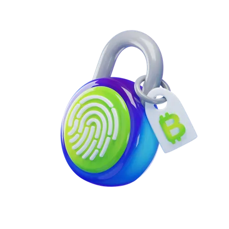 Unlocked Fingerprint  3D Icon