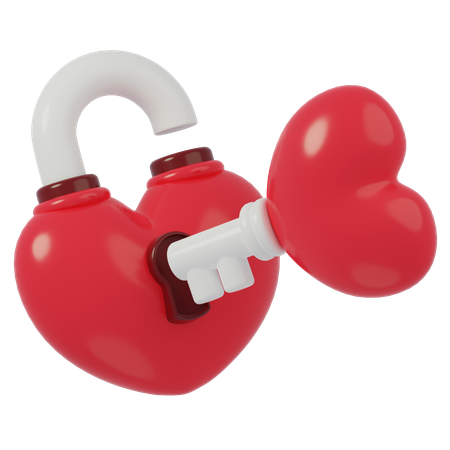 Unlocked Love  3D Icon