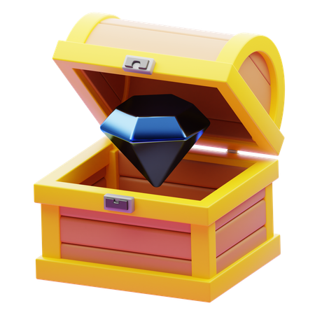 Unlocked Treasure  3D Icon