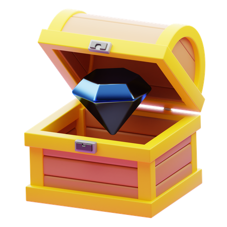 Unlocked Treasure  3D Icon