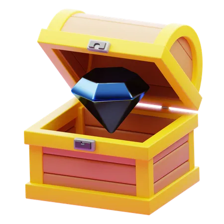 Unlocked Treasure  3D Icon