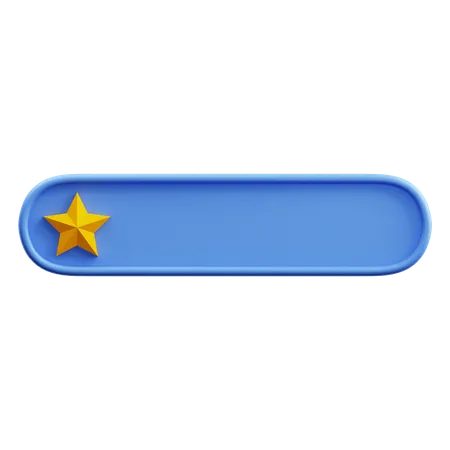 Uno de cinco estrellas  3D Icon