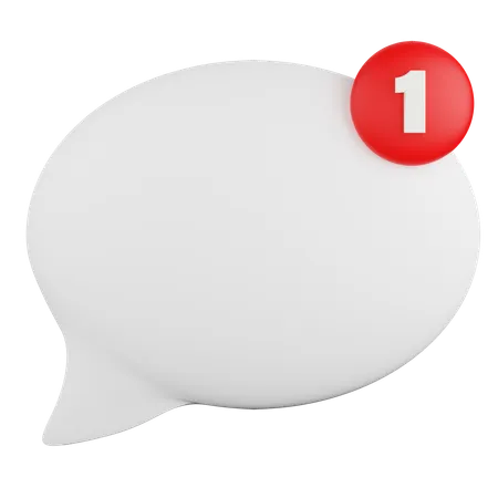 Unread Chat  3D Icon