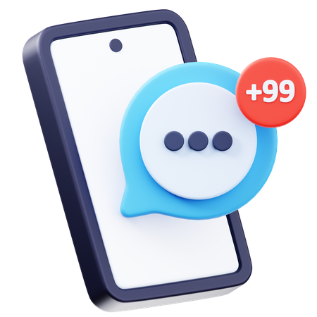 Unread Message  3D Icon