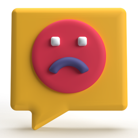 Unsatisfied customer  3D Icon