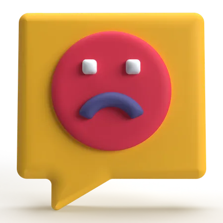 Unsatisfied customer  3D Icon