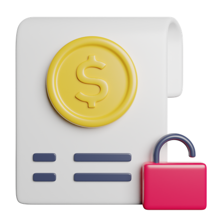 Unsecured Loan  3D Icon
