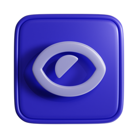 Unsichtbar  3D Icon