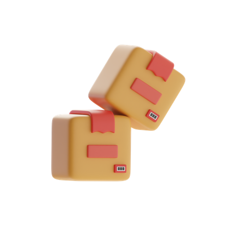 Unstable Package Stack  3D Icon