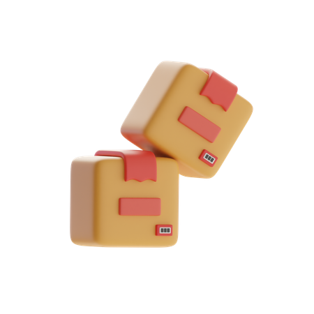 Unstable Package Stack  3D Icon