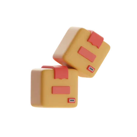 Unstable Package Stack  3D Icon
