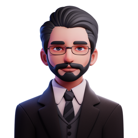 Firmenanwalt  3D Icon