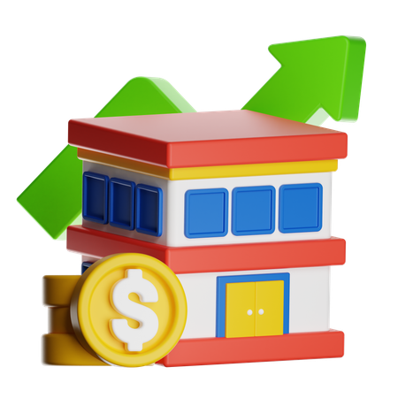 Unternehmensergebnis  3D Icon