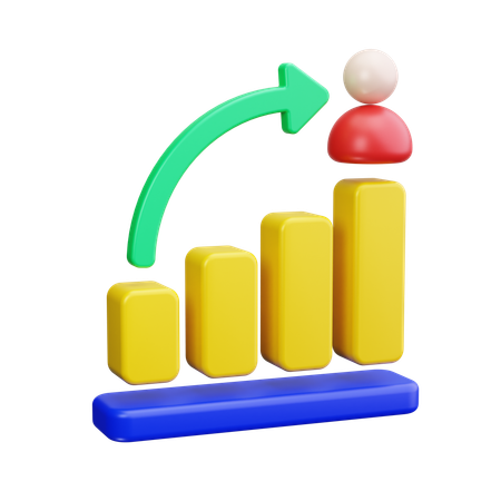 Unternehmensranking  3D Icon