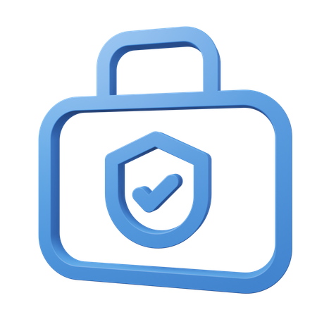 Unternehmenssicherheit  3D Icon