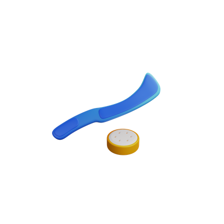 Unterwasserhockey  3D Icon