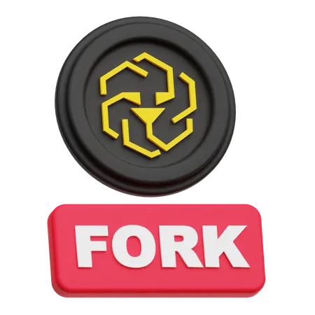 Unus Sed Leo Fork  3D Icon