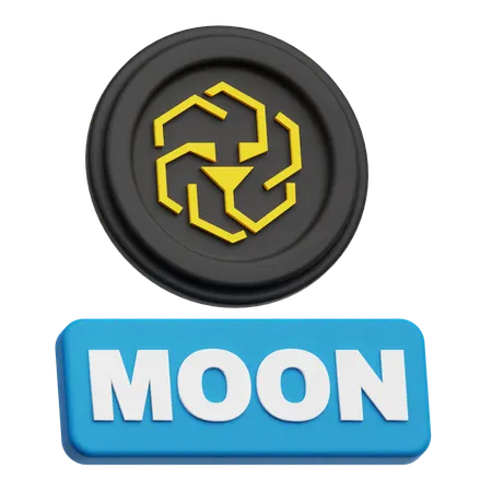 Unus Sed Leo Moon  3D Icon