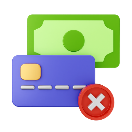 Unverified Payment  3D Icon