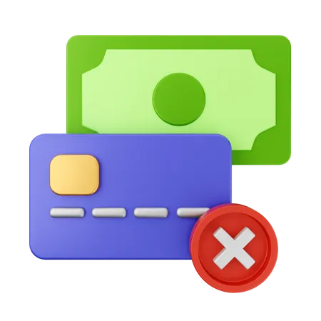 Unverified Payment  3D Icon