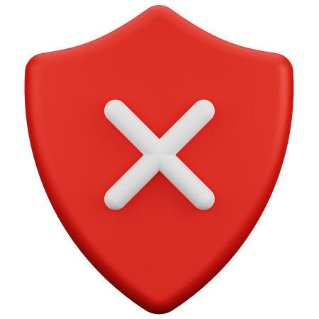 Unverified Security  3D Icon