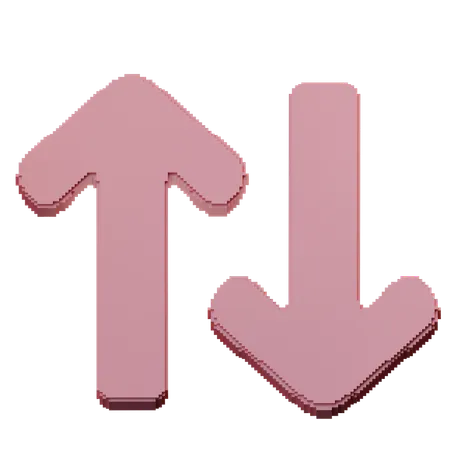 Up And Down  3D Icon