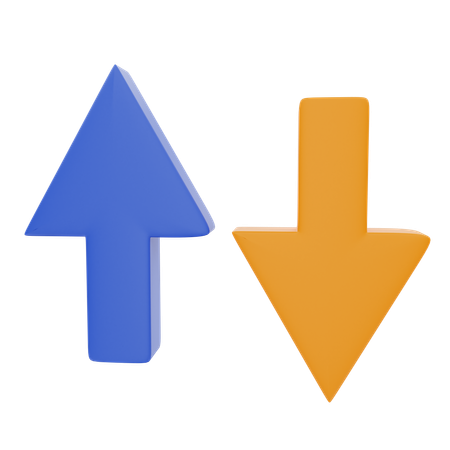 Up And Down  3D Icon