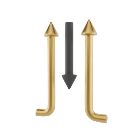 Up And Down Arrow  3D Illustration
