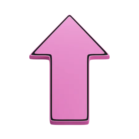 Up arrow  3D Icon