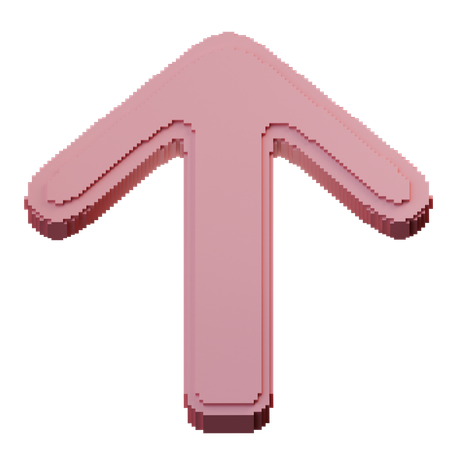 Up Arrow  3D Icon