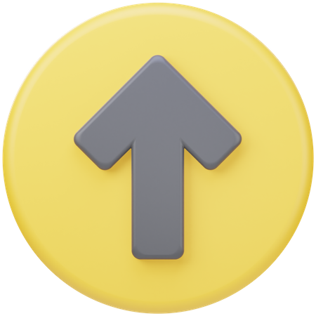 Up Arrow  3D Icon