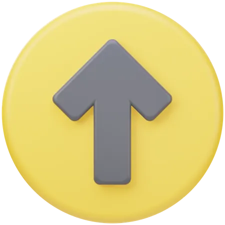 Up Arrow  3D Icon