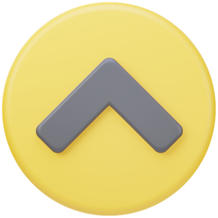 Up Arrow  3D Icon