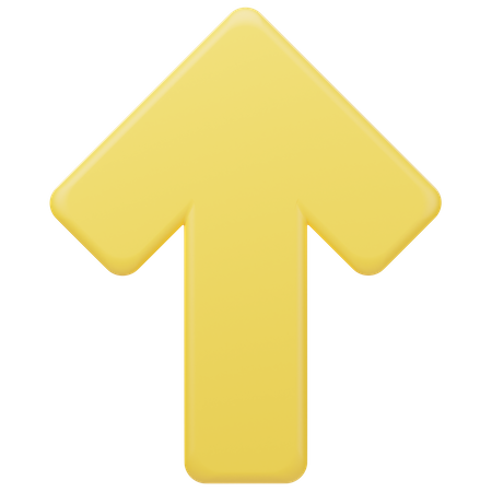 Up Arrow  3D Icon