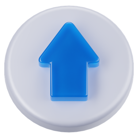 Up Arrow  3D Icon