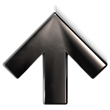 Up Arrow  3D Icon